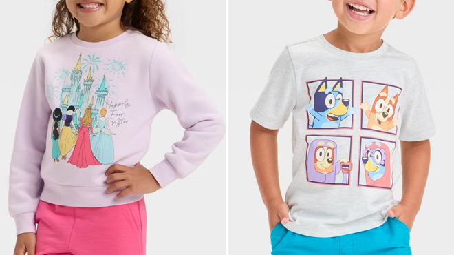 Disney Toddler Girls Princess Castle Fleece Sweatshirt