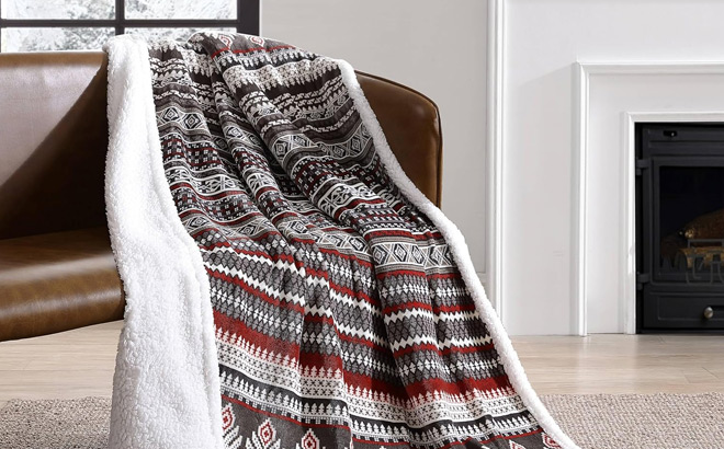 Eddie Bauer Reversible Sherpa Blanket