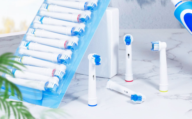 Electric Toothbrush Replacement Heads 16 Pack