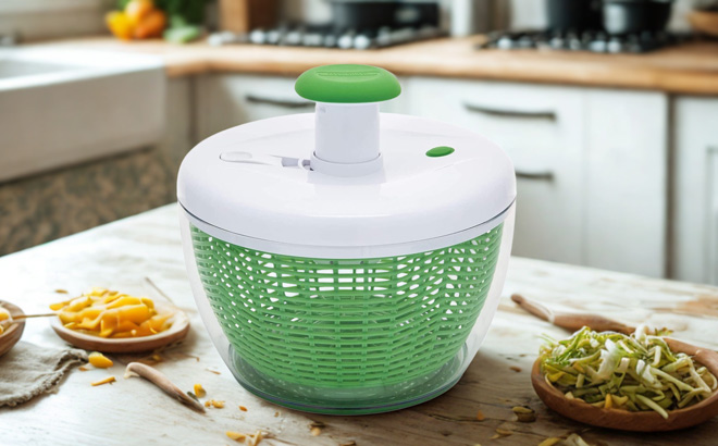 Farberware Pro Pump Spinner on a Table