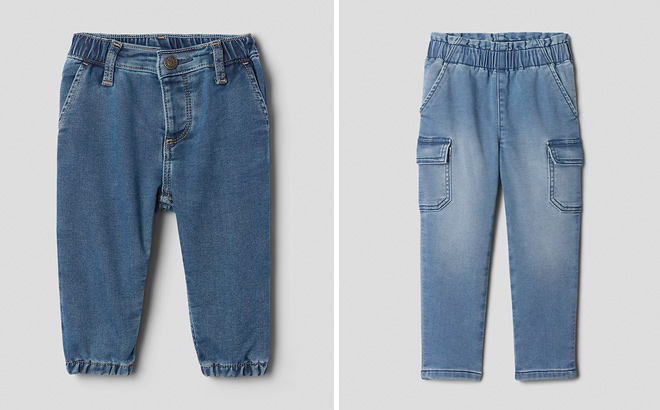 GAP babyGap SuperSoft Paperbag Cargo Mom Joggers