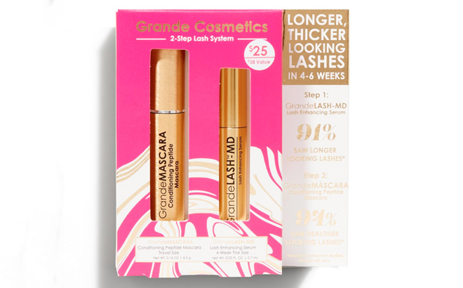 Grande Cosmetics Set Style 2 Step Lash System Set