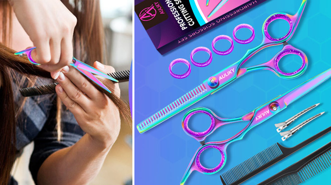 Hair Cutting Scissors Kit