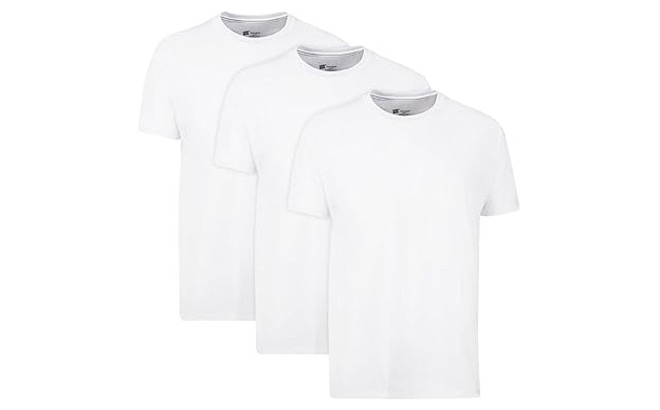 Hanes Cotton Mens T Shirt 6 Pack
