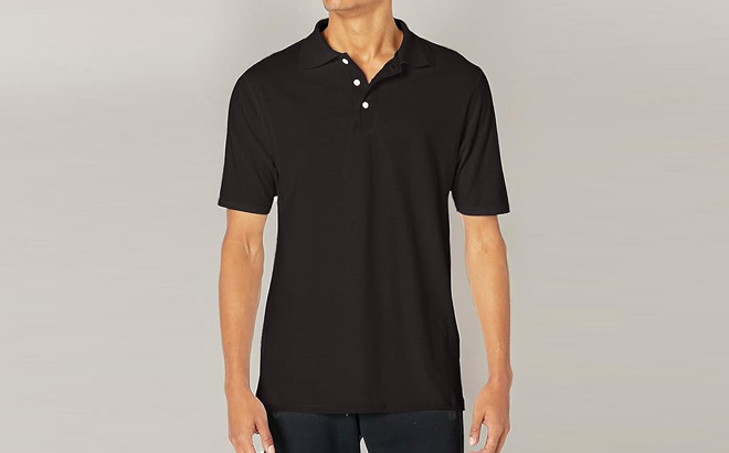 Hanes Mens Short Sleeve X Temp Performance Polo Hanes Mens Short Sleeve X Temp Performance Polo