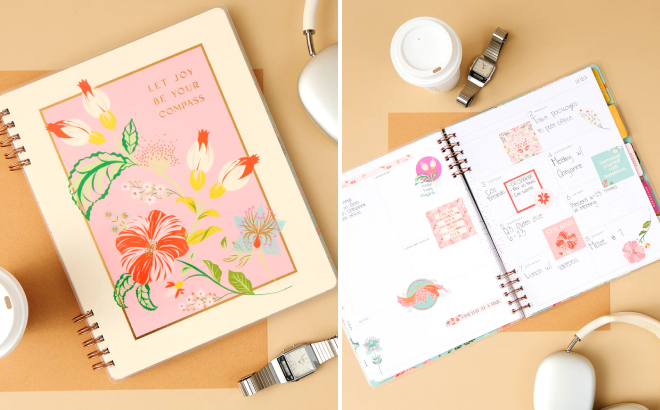 Happy Planner 2025 Lush Linens Customizable Spiral Planner