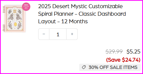 Happy Planner Checkout