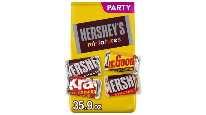Hersheys Miniatures Assorted Chocolate Candy Party Pack