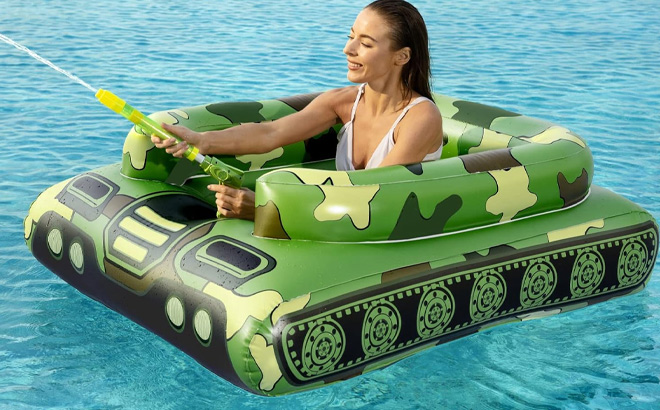 Jasonwell Inflatable Tank Pool Float Jasonwell Inflatable Tank Pool Float
