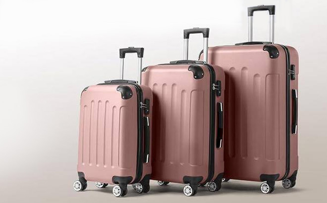 Karl Nested Hardside 3 Piece Luggage Set
