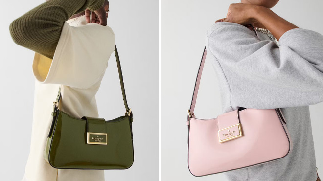 Kate Spade Reegan Patent Fabric Small Shoulder Bag