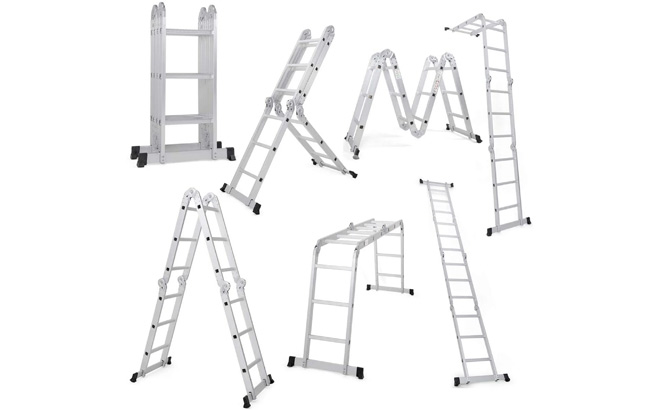 Ktaxon Step Platform Foldable Scaffold Ladder