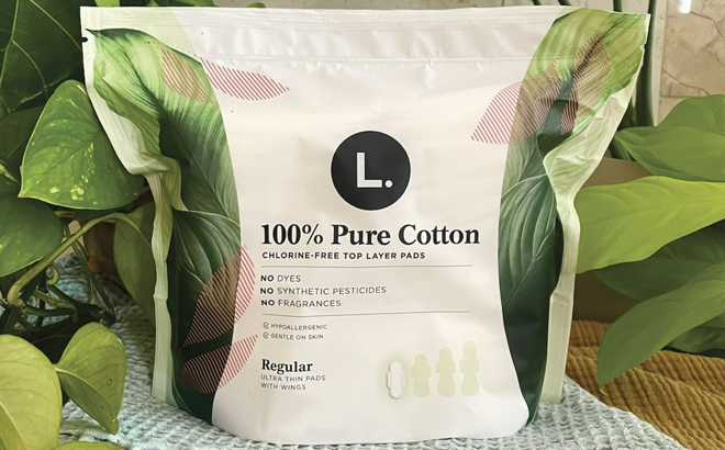 L 56 count Pure Cotton Topsheet Pads