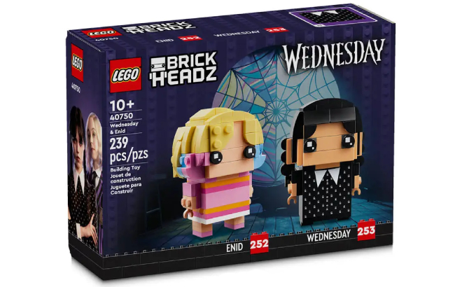 LEGO Brick Headz Wednesday Enid