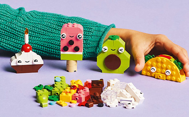 LEGO Classic Creative Food Friends Building Toy Set