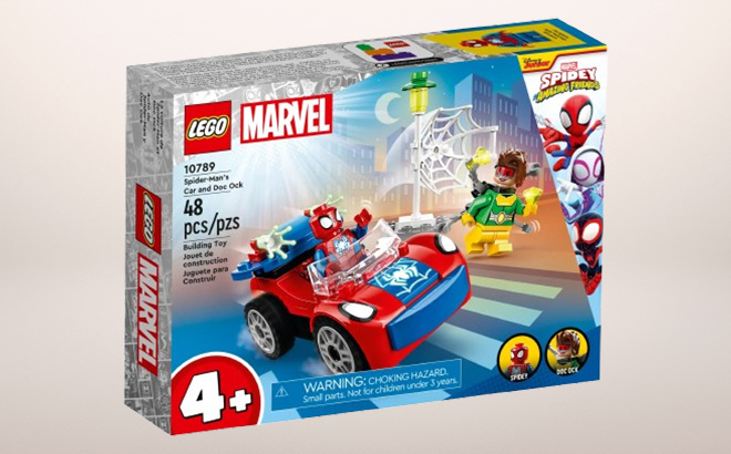 LEGO Marvel Spider Mans Car and Doc Ock Play Set