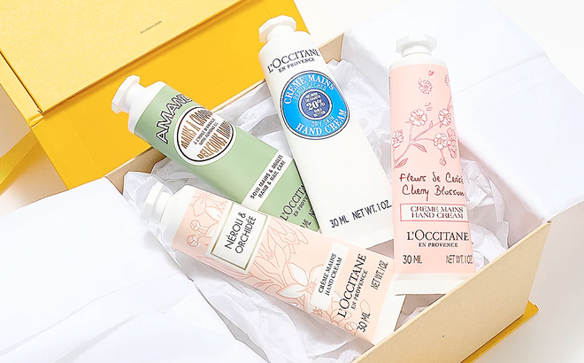 LOccitane 4 Piece Moisturizing Hand Cream Collection LOccitane 4 Piece Moisturizing Hand Cream Collection