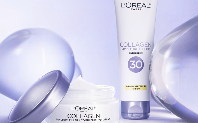 LOreal Paris Collagen Moisture Sunscreen and Collagen Moisture Filler LOreal Paris Collagen Moisture Sunscreen and Collagen Moisture Filler