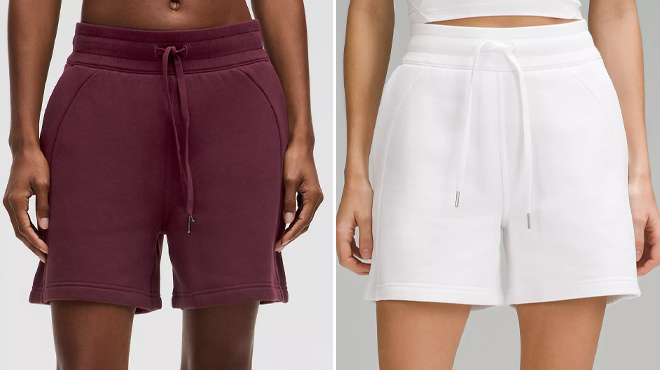 Lululemon Womens Scuba 5 Inch High Rise Shorts