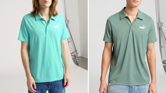 Men Wearing Puma Essentials All In Polo Men Wearing Puma Essentials All In Polo