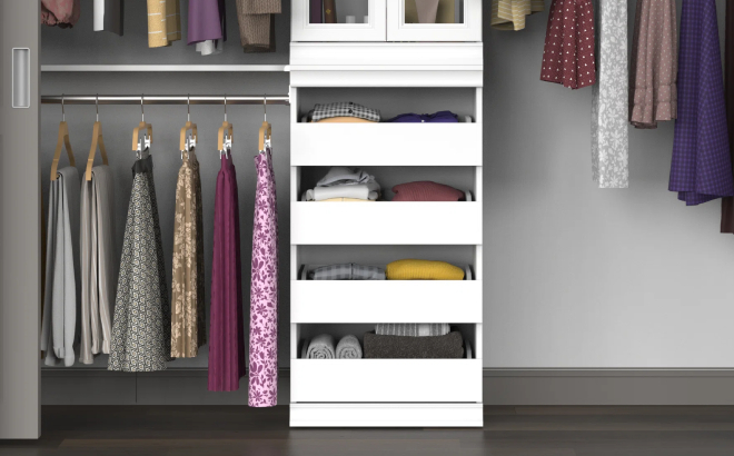 Modular Storage Drawer Unit with 4 Drawers