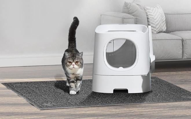 Motsamla Cat Litter Box Mat Motsamla Cat Litter Box Mat