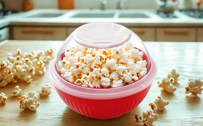 Nordic Ware Quick Pop Single Serve Popper on a Table