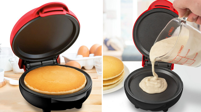 Nostalgia MyMini Pancake Griddle in Red Nostalgia MyMini Pancake Griddle in Red