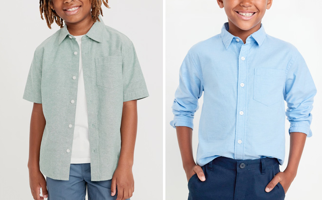 Old Navy Lightweight Oxford Uniform Shirt for Boys