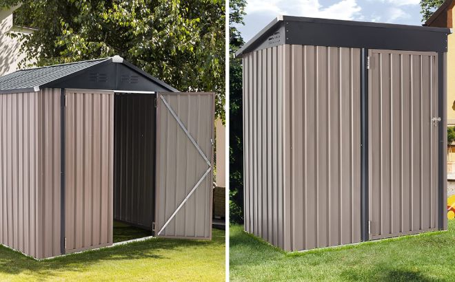 Outdoor Metal Storage Shed