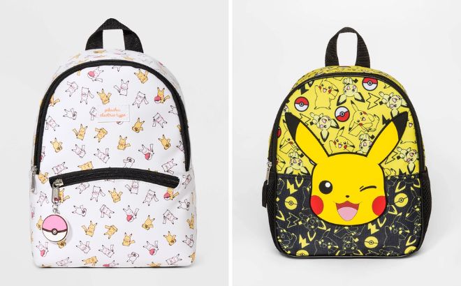 Pikachu and Pokemon Kids Backpacks
