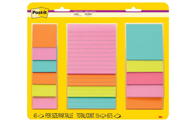 Post it Sticky Notes 15 Pack