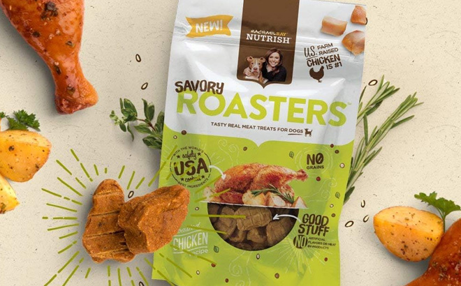 Rachael Ray Nutrish Savory Roasters Roasted Chicken Recipe Dog Treats
