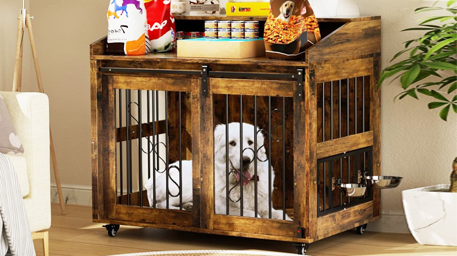Roomtec 40 Inch Dog Crate Furniture
