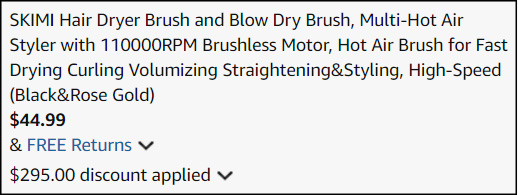 Skimi Air Wrap Styler Checkout