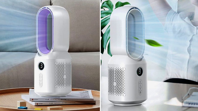 Small Office Fans with LED Light Small Office Fans with LED Light