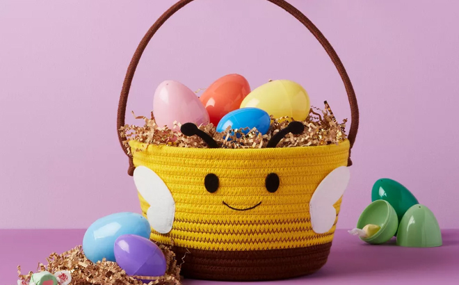 Spritz Easter Bee Rope Basket Spritz Easter Bee Rope Basket
