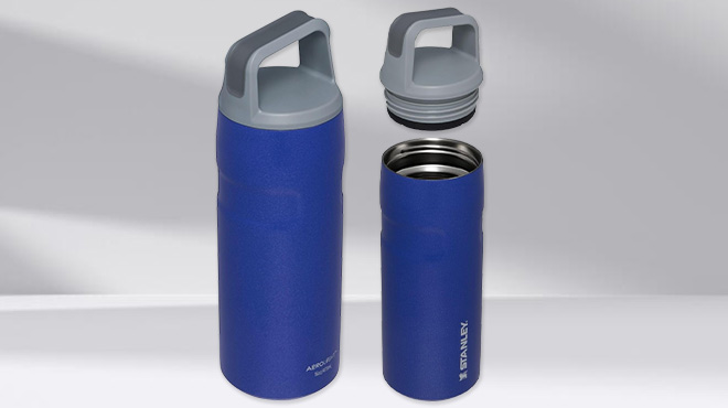 Stanley 16 Ounce IceFlow Cap and Carry Bottle in Lapis Glimmer