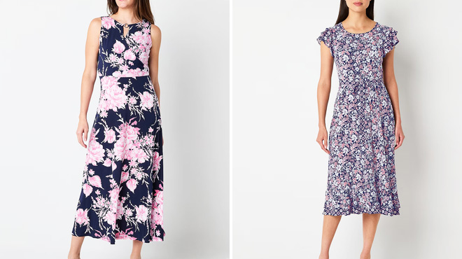 Studio 1 Womens Sleeveless Floral Maxi Dress Petite Studio 1 Womens Sleeveless Floral Maxi Dress Petite