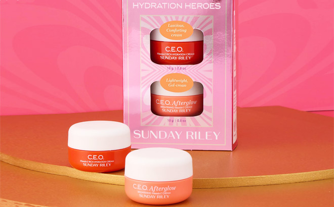 Sunday Riley Hydration Heroes CEO Cream Duo Sunday Riley Hydration Heroes CEO Cream Duo