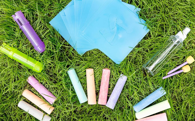 Sunny Days 50 Piece Creative Chalk Activity Set