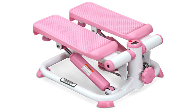 Sunny Health Fitness Total Body Pink StepperMachine