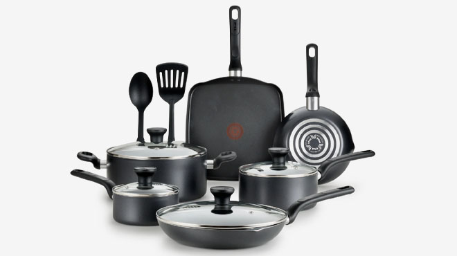 T Fal 12 Piece Non Stick Cookware Set T Fal 12 Piece Non Stick Cookware Set
