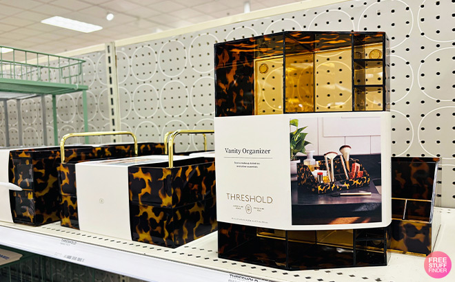 Threshold Leopard Print Makeup Organizer