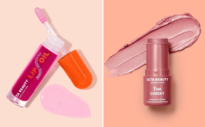 ULTA Beauty Collection Juice Infused Lip Oil and Too Cheeky Lip Cheek Color Stick