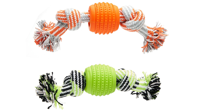 Vibrant Life Double Dental Dog Rope Toy