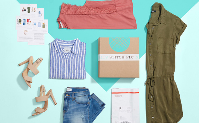 A Box next to Clothes