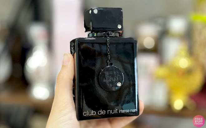 A Hand holding Armaf Club De Nuit Intense Mens Eau de Toilette