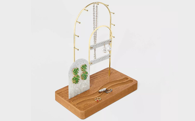 A New Day Rounded Standing Jewelry Organizer A New Day Rounded Standing Jewelry Organizer