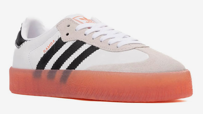 Adidas Womens Sambae Athletic Shoes in Semi Coral